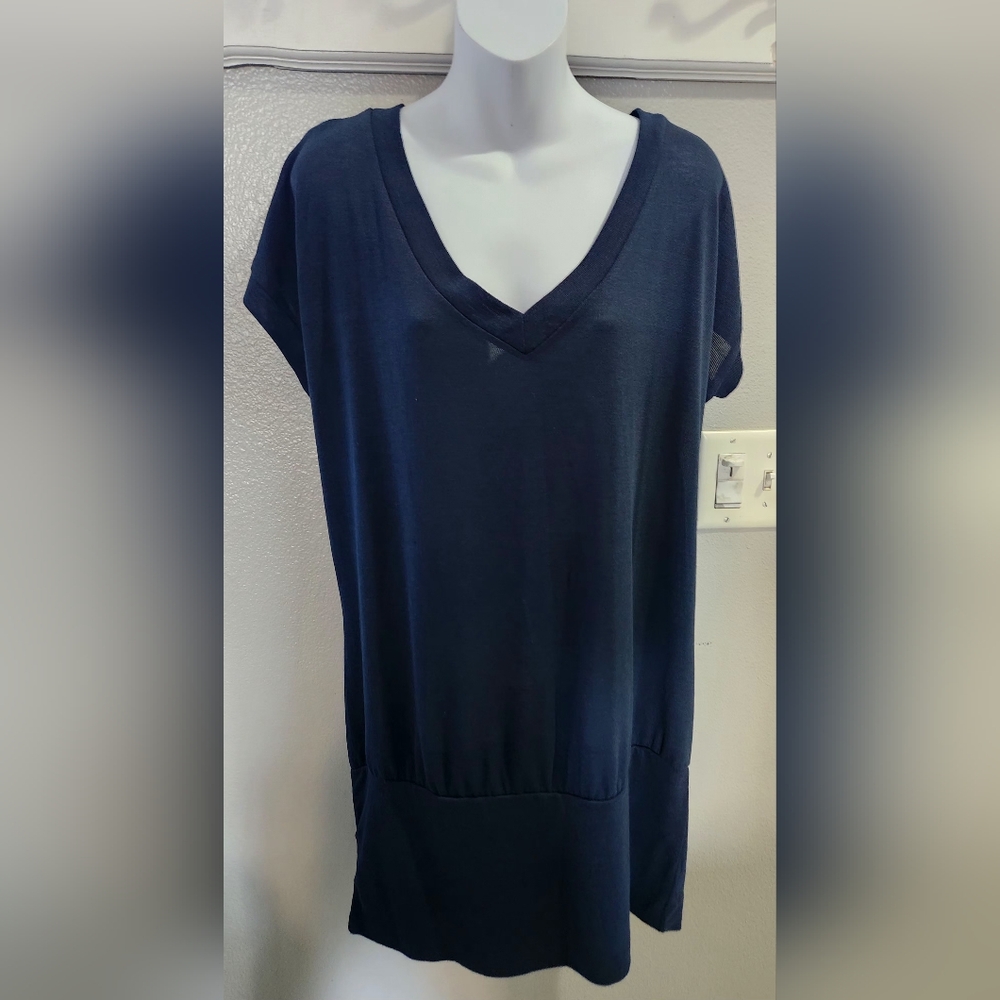 Delirious Navy Blue Tunic Top